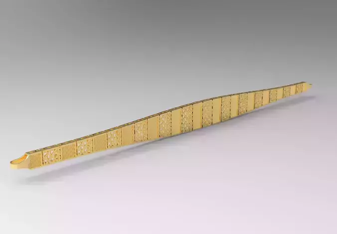 11mm - 5 mm suzme desenli bileklik 3D print model