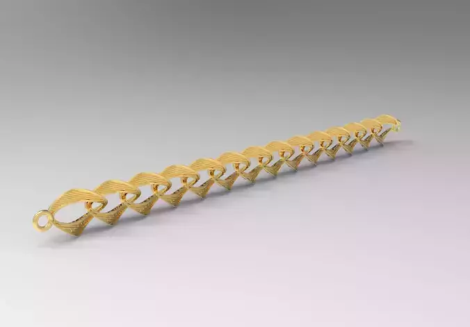 12 mm desenli gurmet bileklik 3D print model