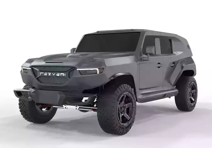 2020 Rezvani Tank X  3D model