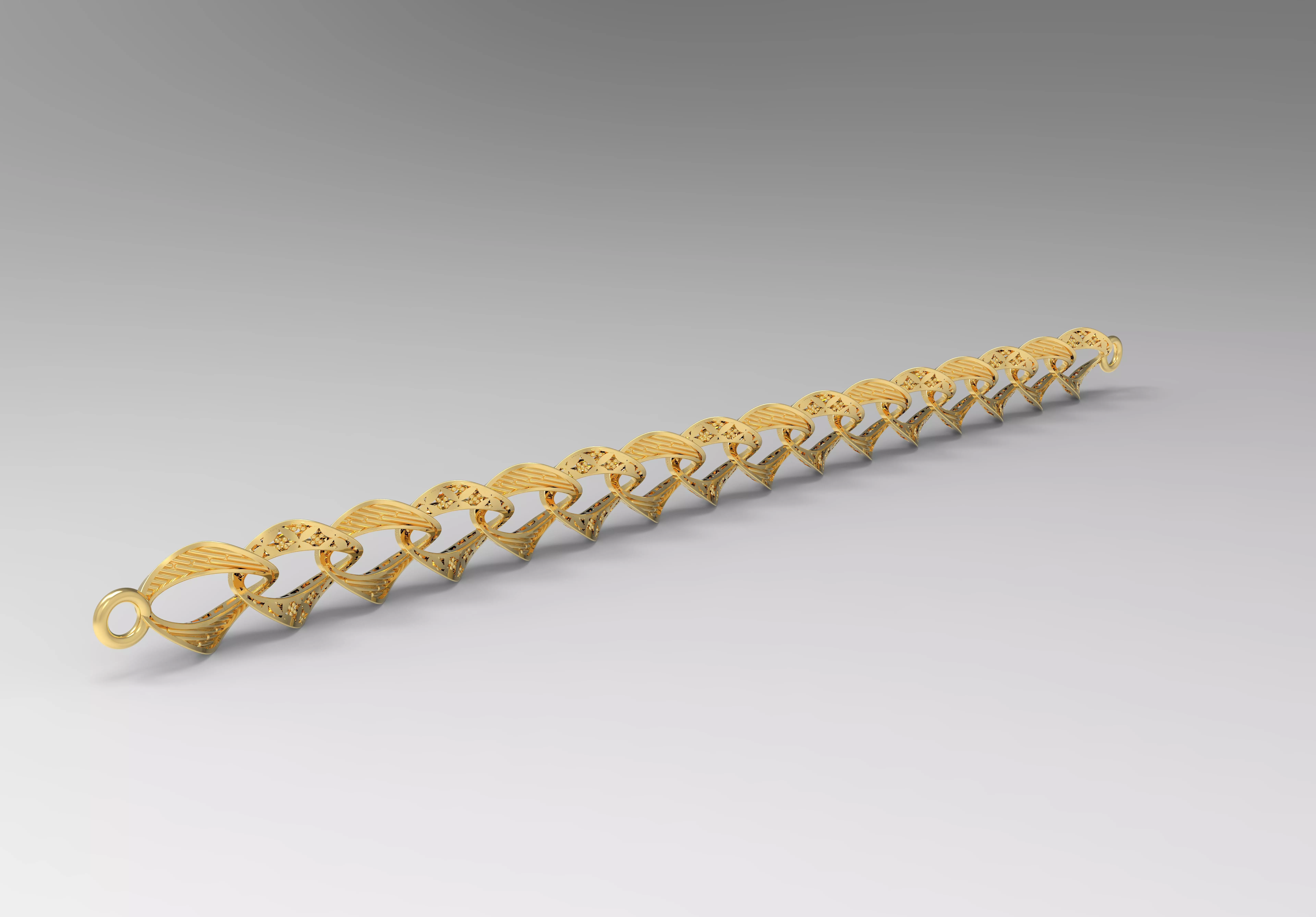 10 mm desenli gurmet bileklik 3D print model_0