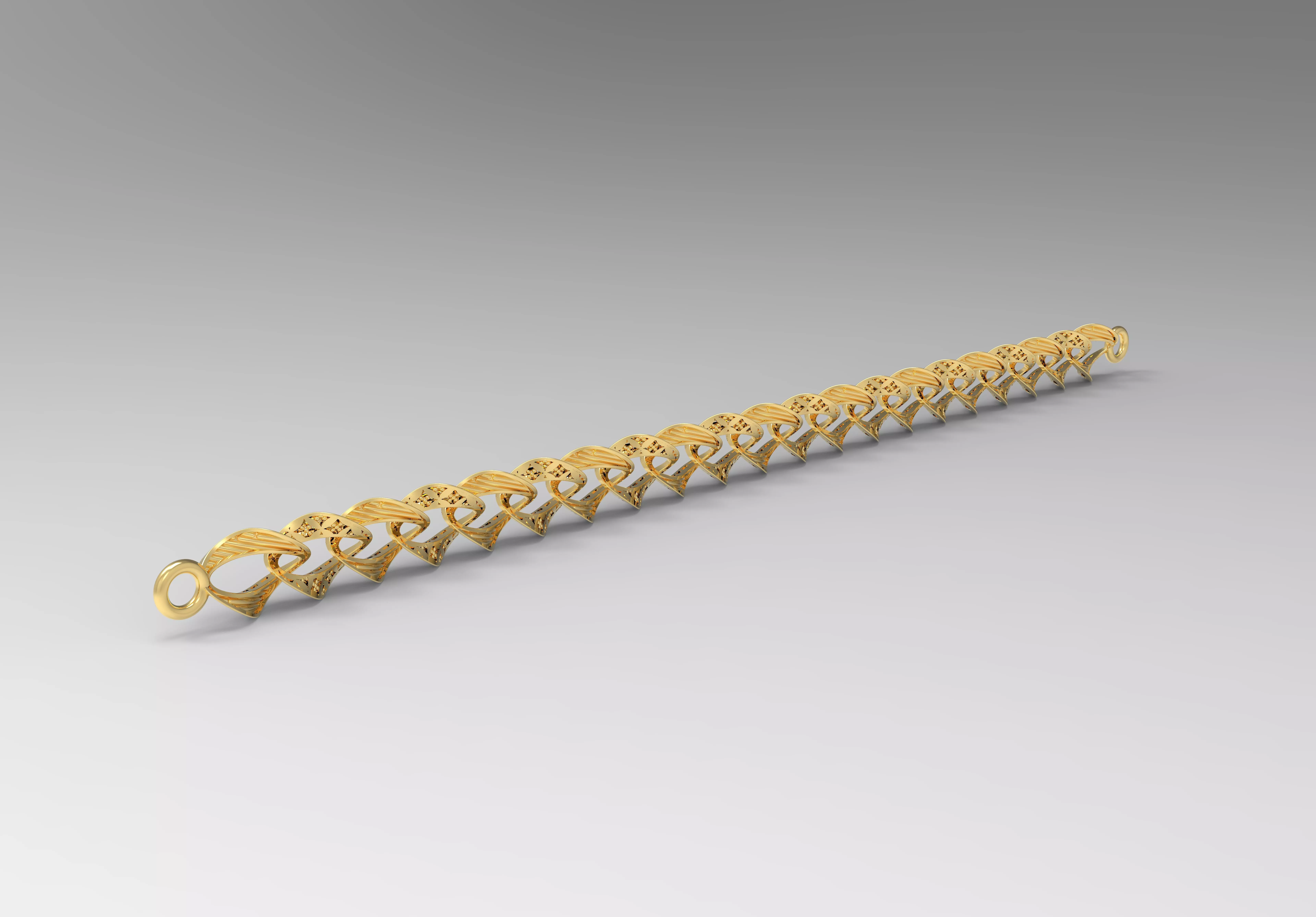 8 mm desenli gurmet bileklik 3D print model_0