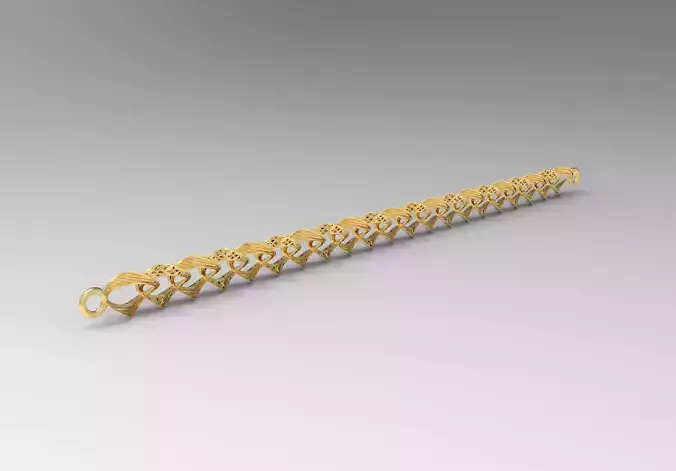 8 mm desenli gurmet bileklik 3D print model