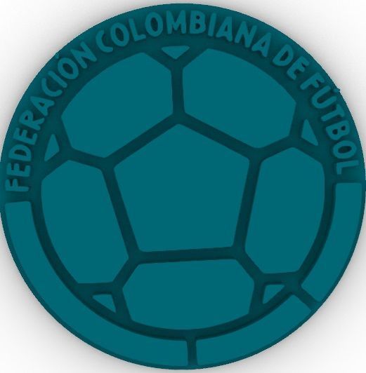 Federacion de futbol de Colombia logo Soccer Colombia 3D print model_8