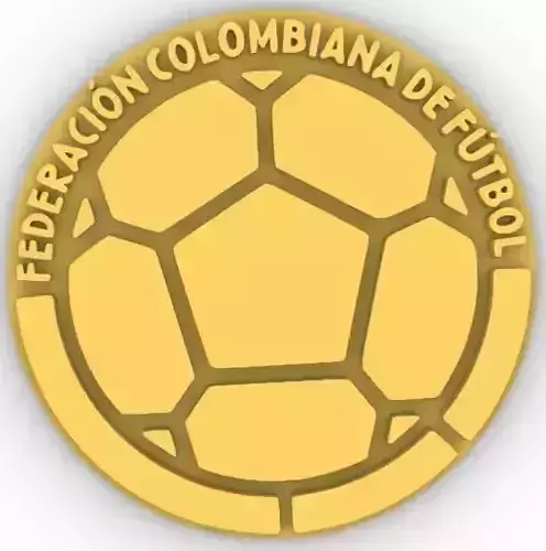 Federacion de futbol de Colombia logo Soccer Colombia 3D print model