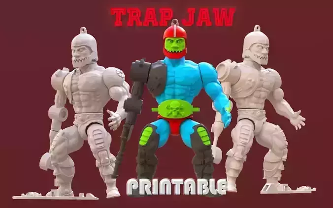 Trap Jaw 1983 figure printable 