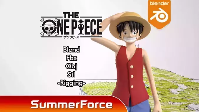 Monkey D Luffy - One Piece 3D model