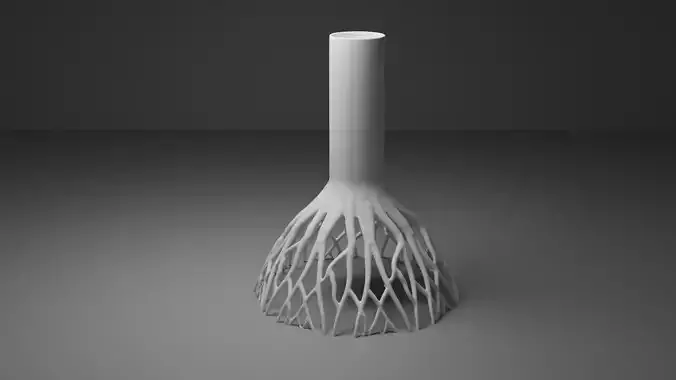 Plant Vase Tree Design