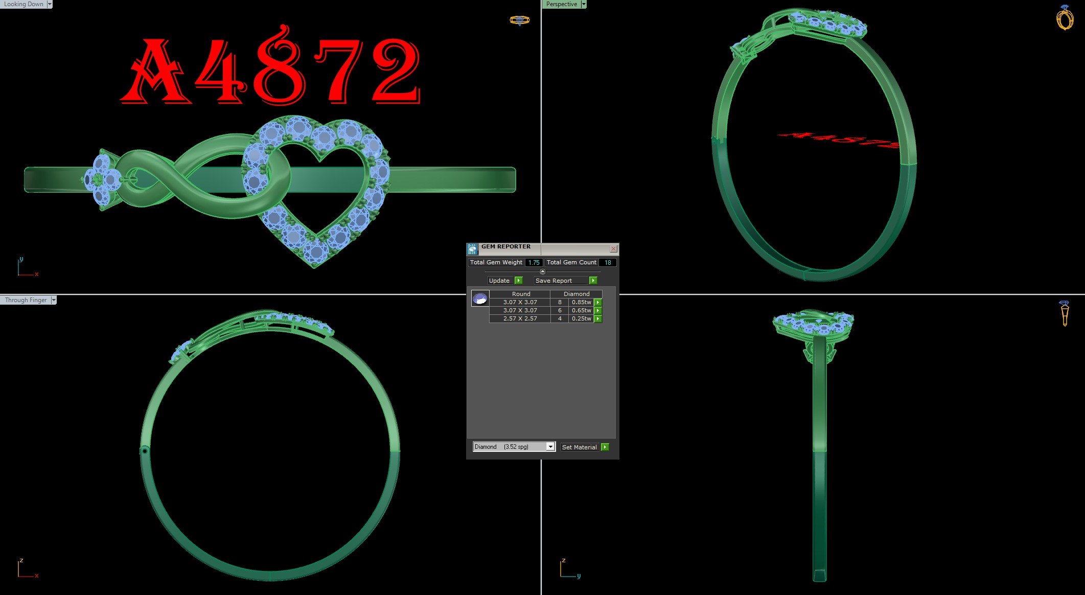 bangle bracelet 10 model  3D print model_6