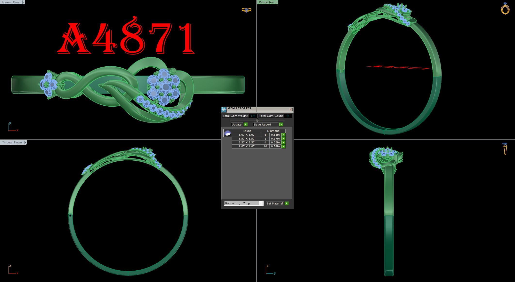 bangle bracelet 10 model  3D print model_5