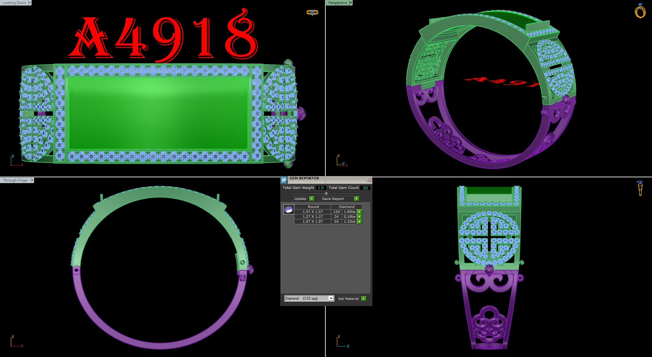 bangle bracelet 10 model  3D print model_9