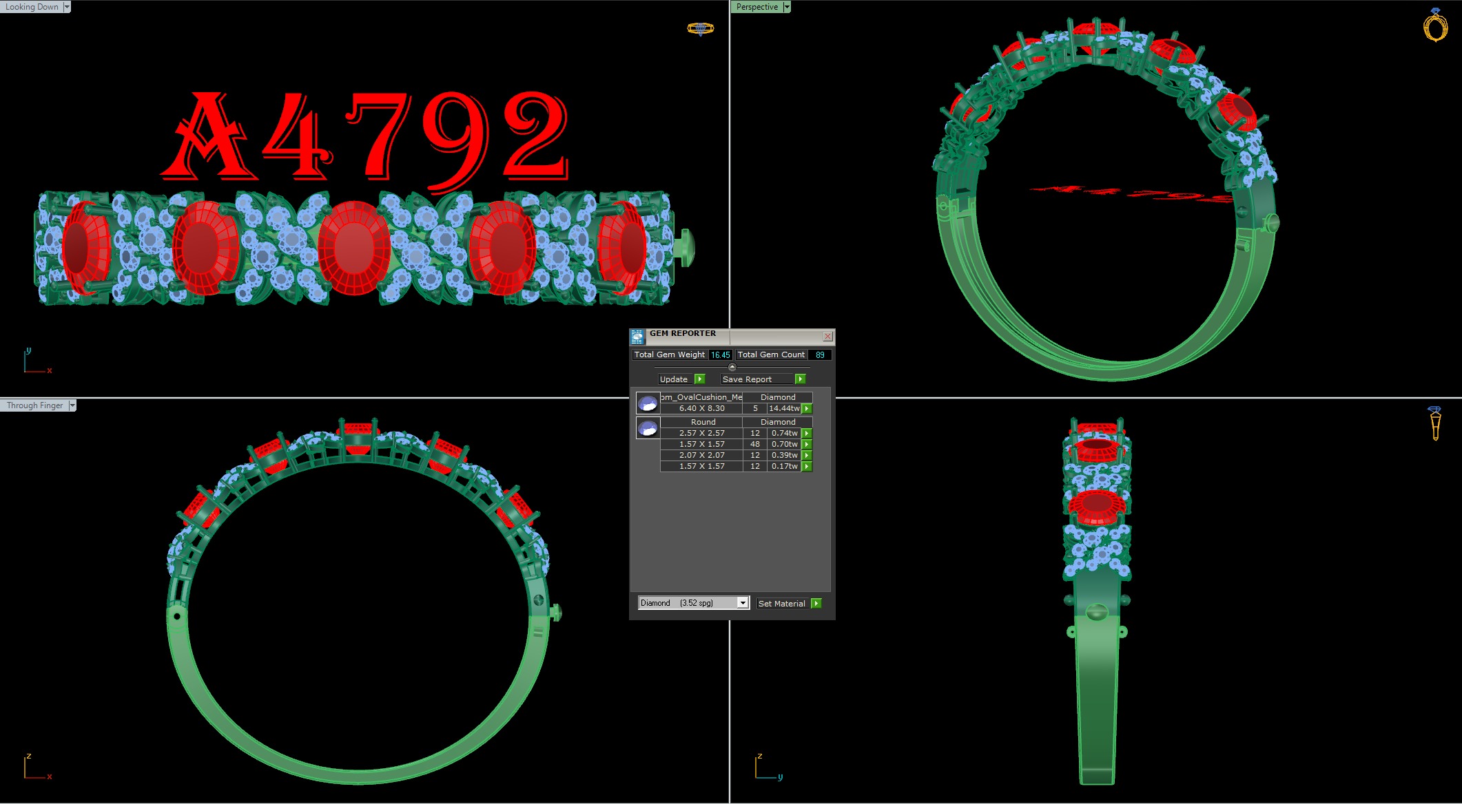bangle bracelet 10 model  3D print model_2
