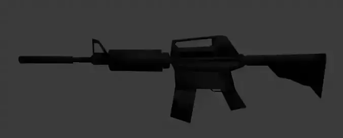 m16 low poly
