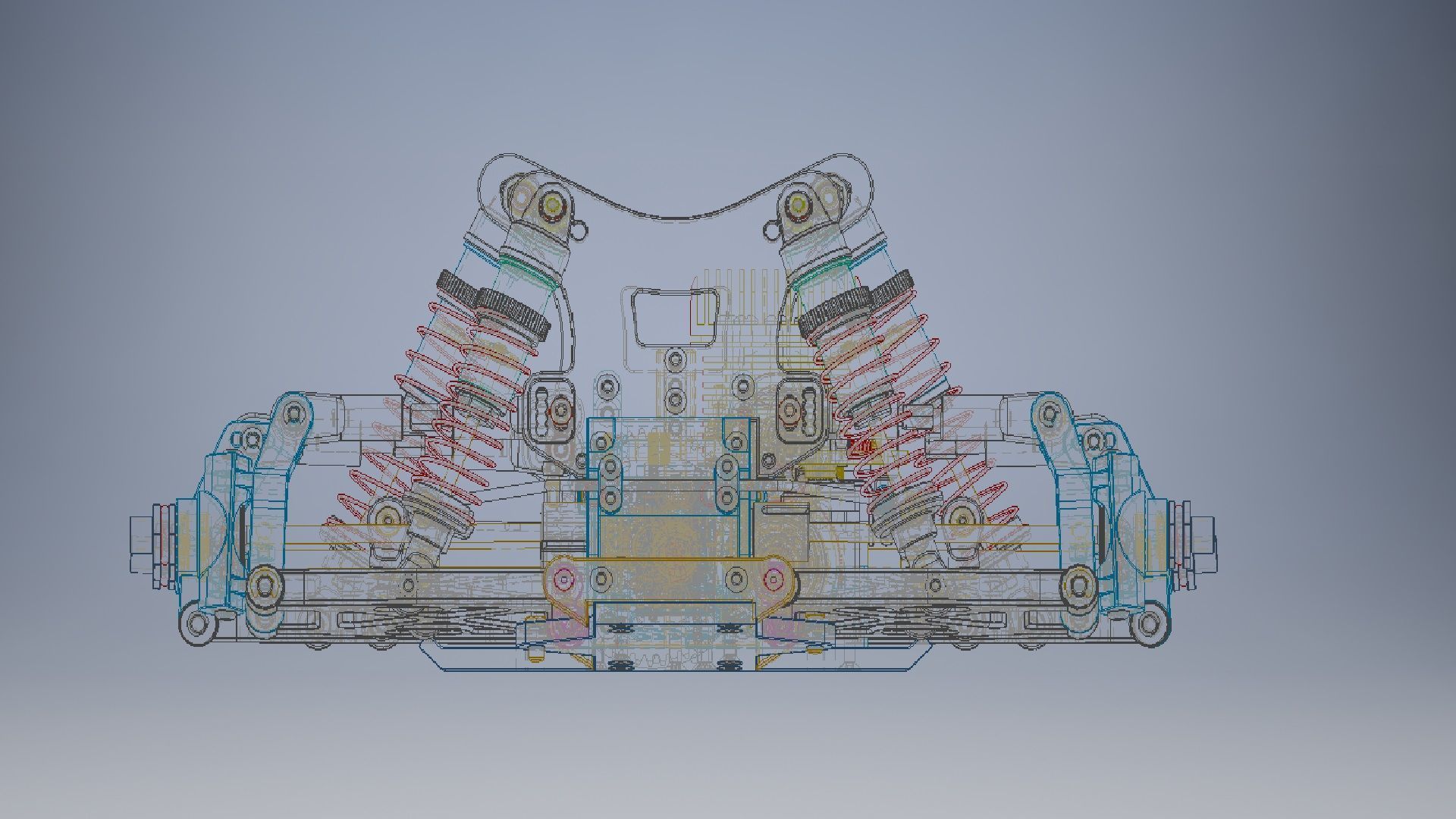 Truck Driveline 3d model 3D model_6