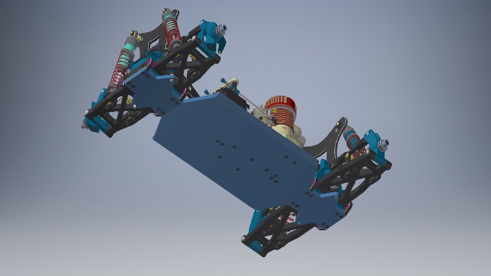 Truck Driveline 3d model 3D model_15