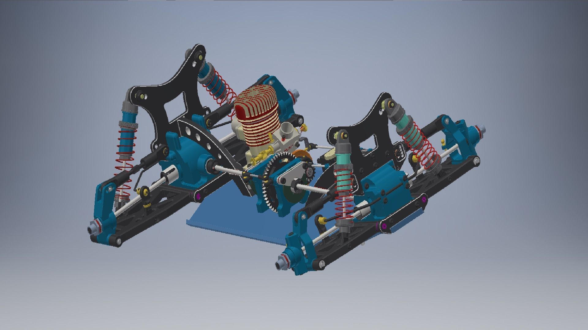 Truck Driveline 3d model 3D model_18