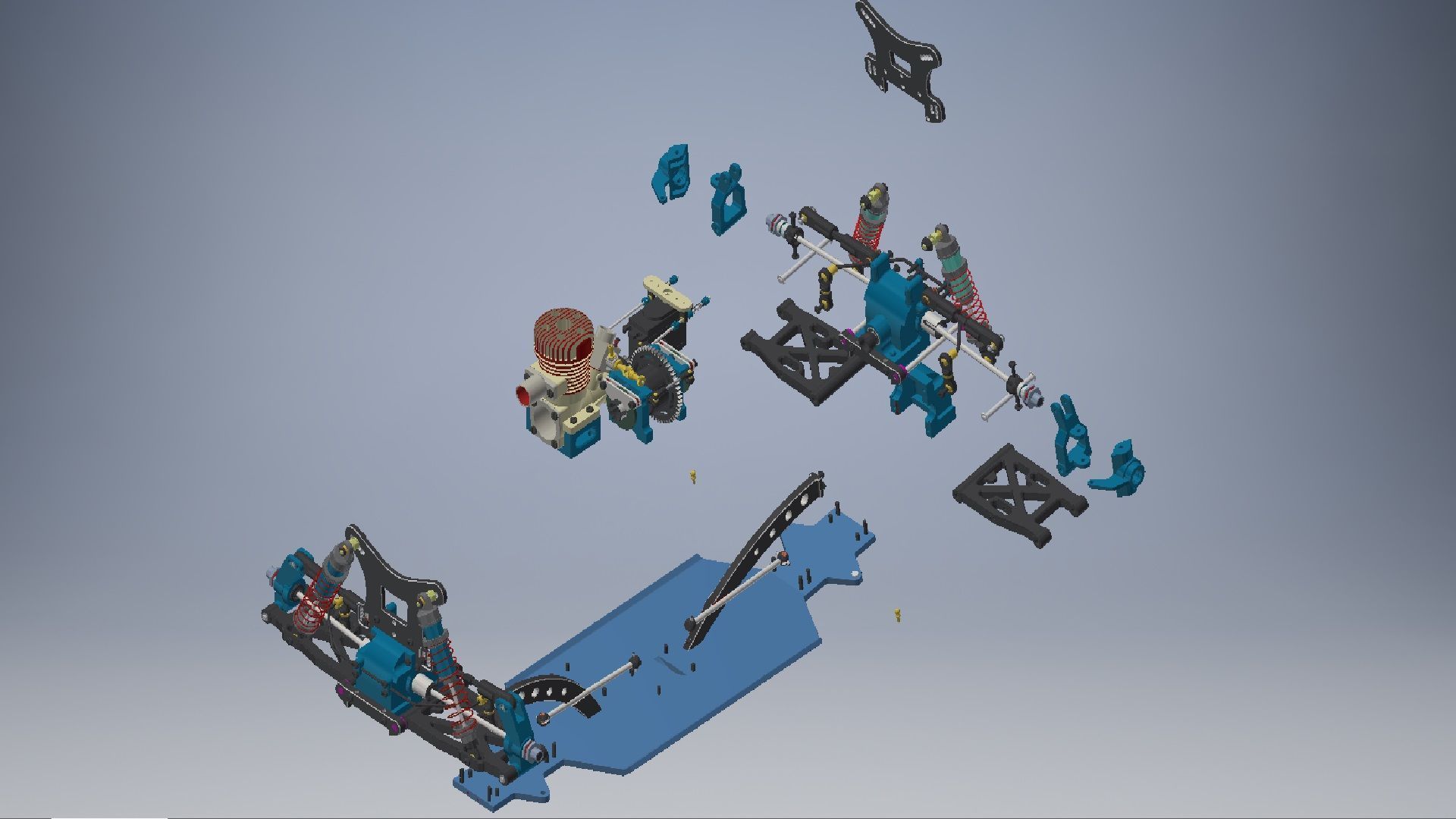 Truck Driveline 3d model 3D model_11