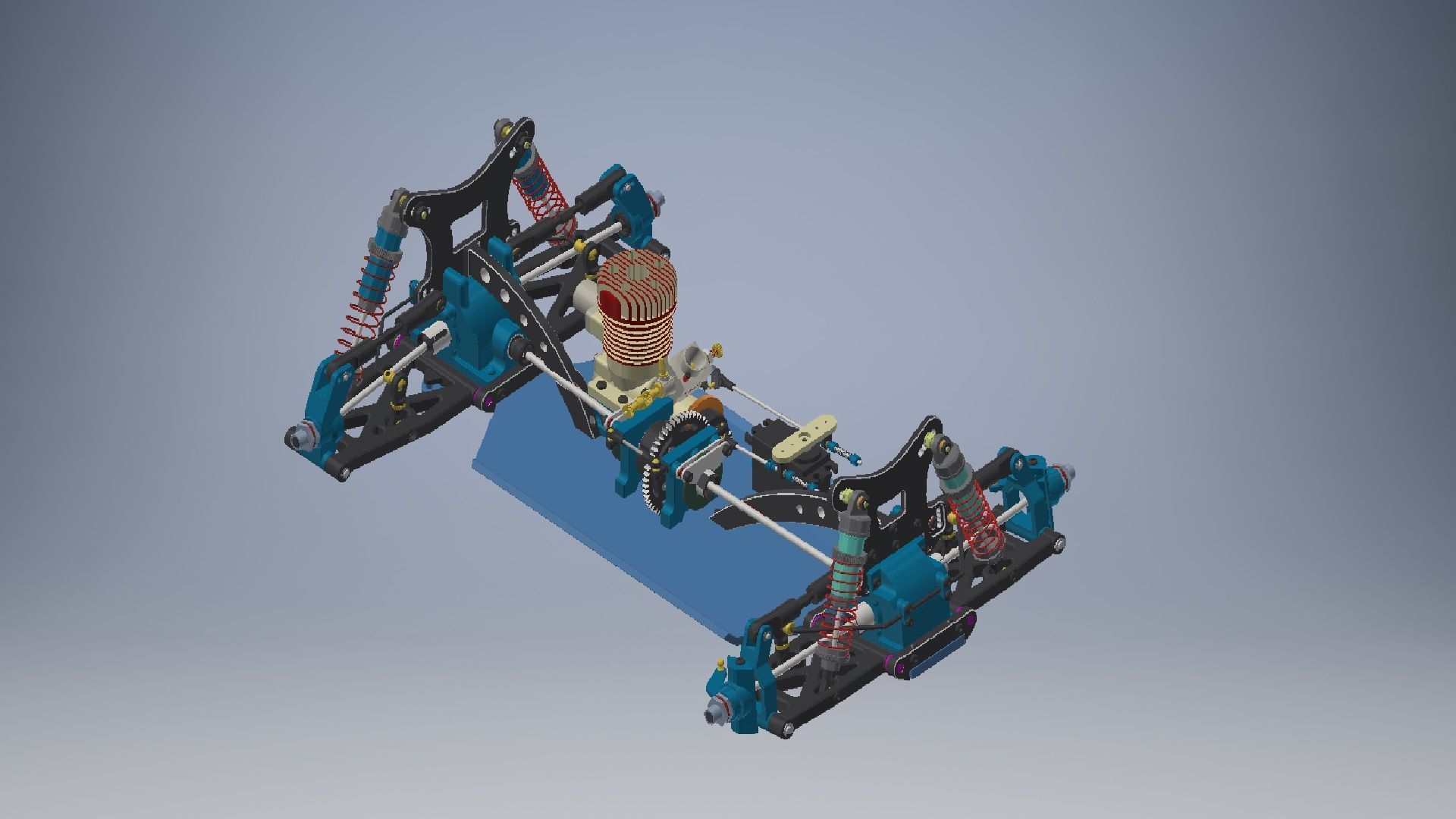 Truck Driveline 3d model 3D model_13