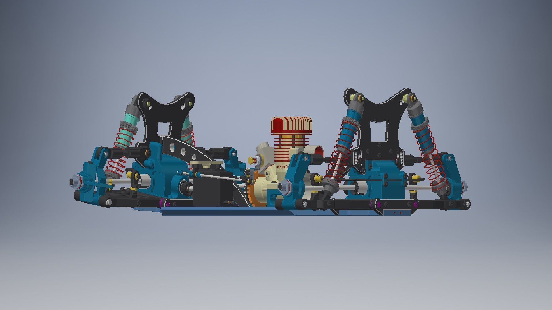 Truck Driveline 3d model 3D model_16