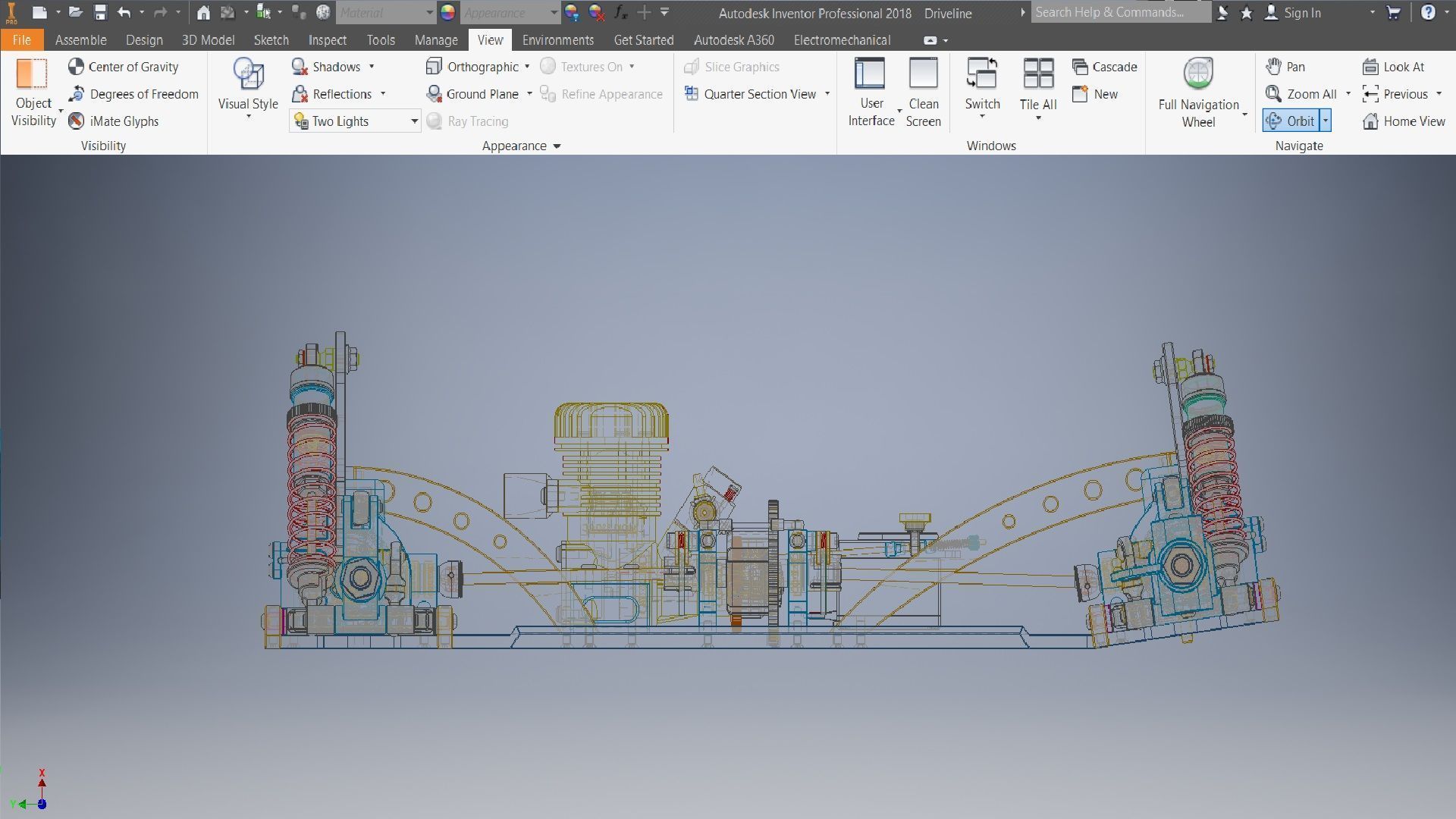 Truck Driveline 3d model 3D model_5