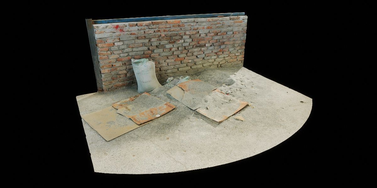 PBRPX Gravel Garbage Heap 01 Low-poly 3D model_10