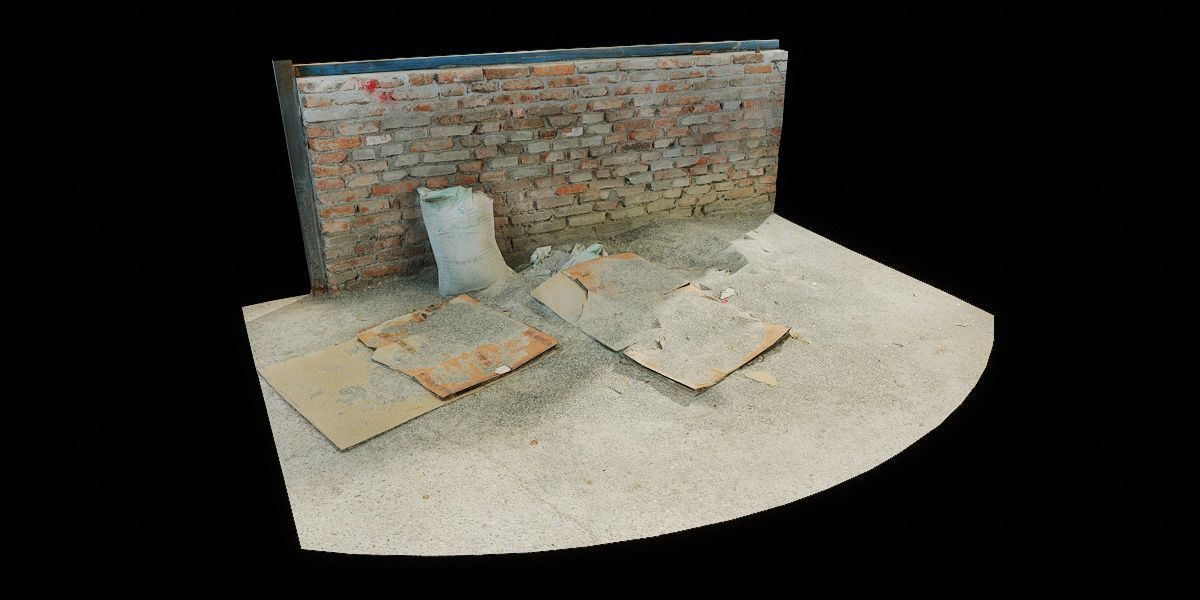 PBRPX Gravel Garbage Heap 01 Low-poly 3D model_14