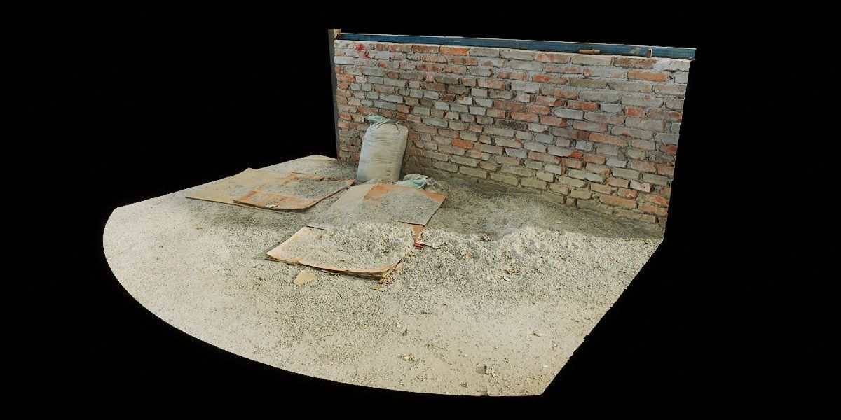 PBRPX Gravel Garbage Heap 01 Low-poly 3D model_4