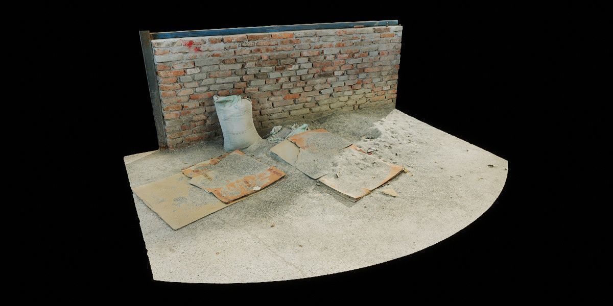 PBRPX Gravel Garbage Heap 01 Low-poly 3D model_8