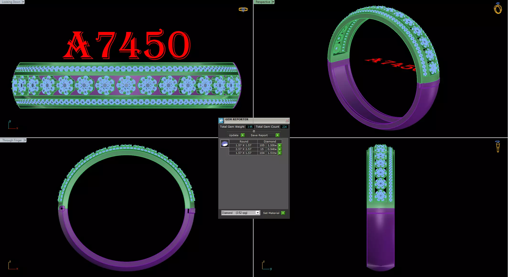 bangle bracelet 15 model  3D print model_0