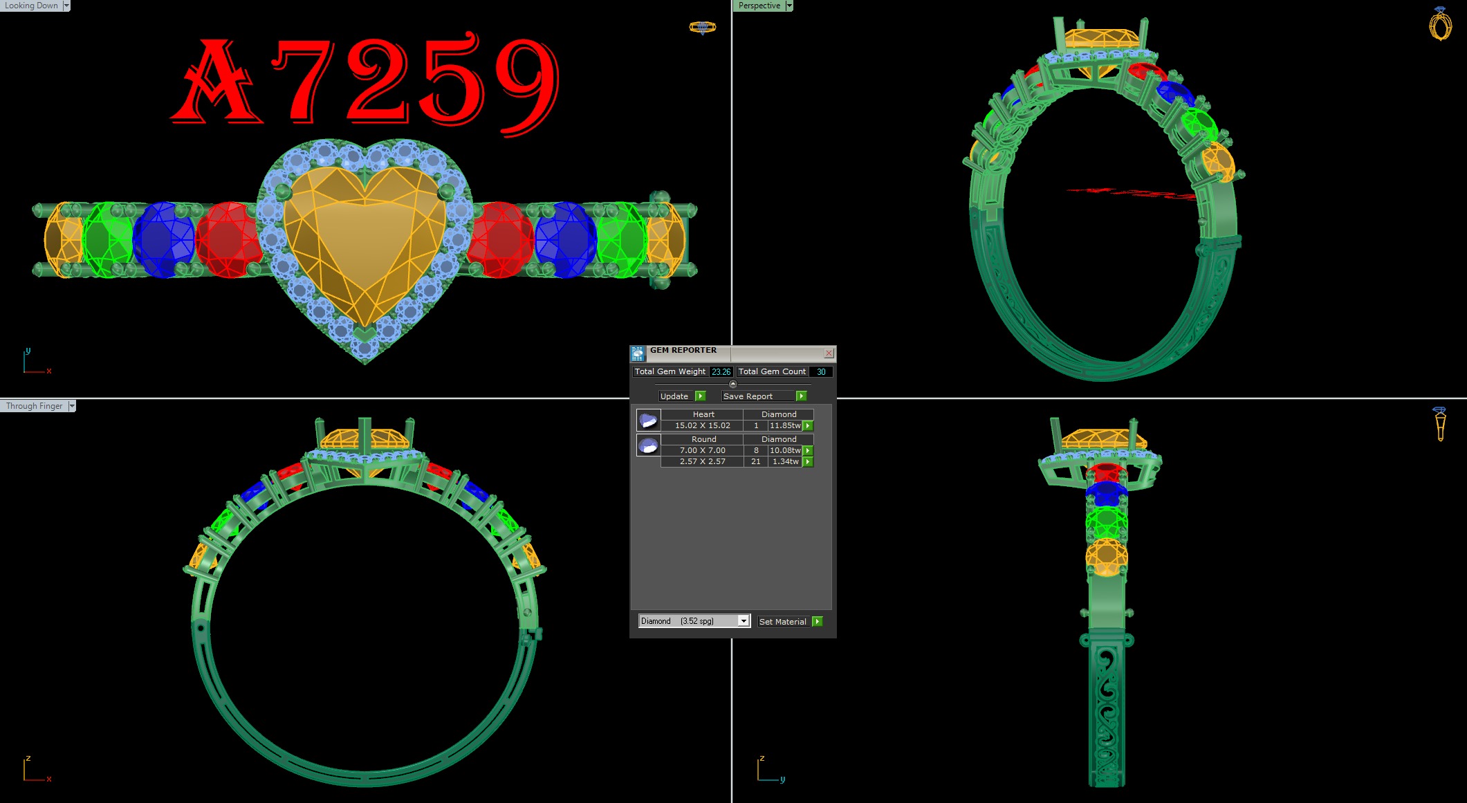 bangle bracelet 15 model  3D print model_7