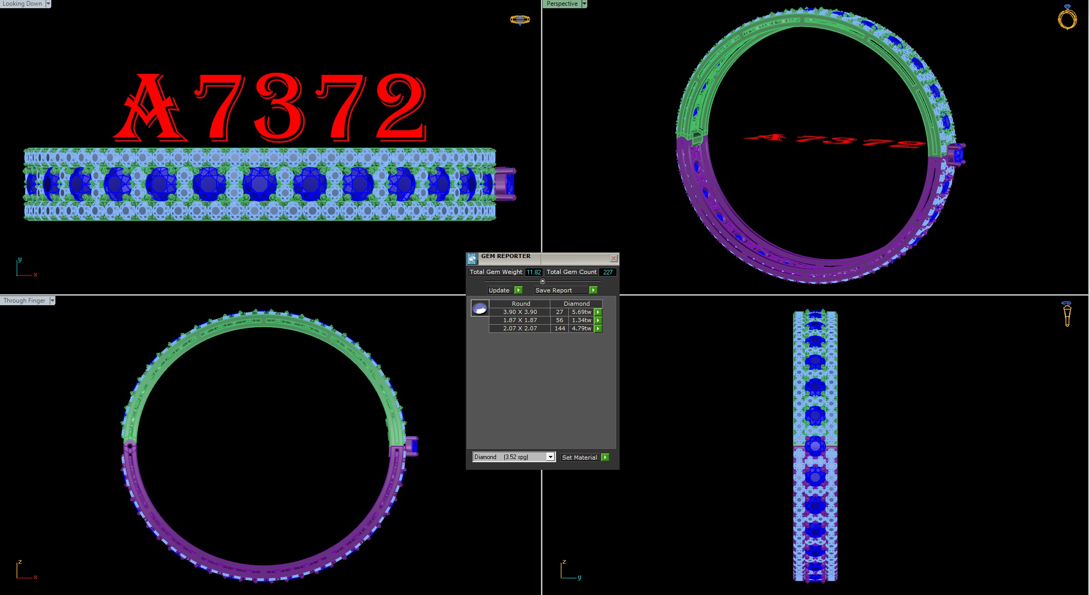 bangle bracelet 15 model  3D print model_13