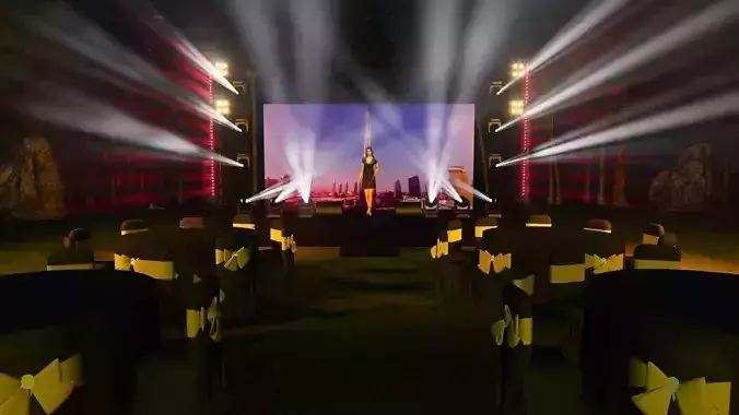 mini show - 3d stage design - 12 design 3d model 