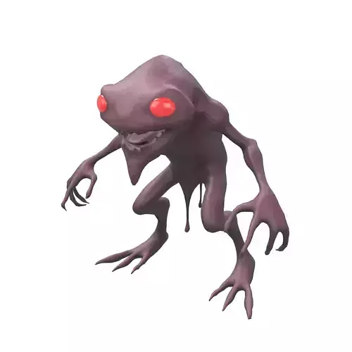 Cartoon Monster v5 002 Low-poly 3D model