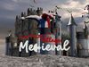 medieval kingdom message board scene 3D model_1