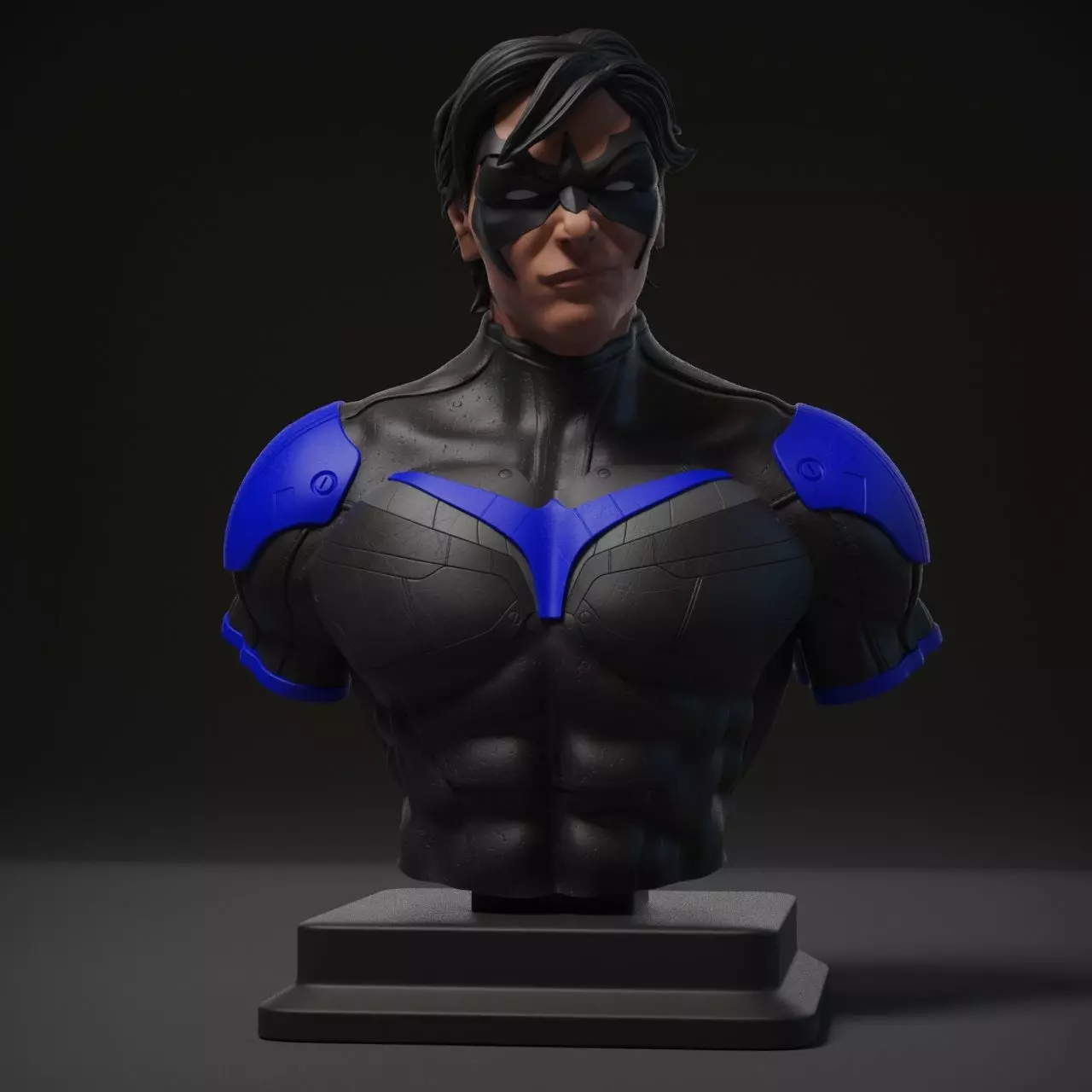 Nightwing Bust 3D print model_0