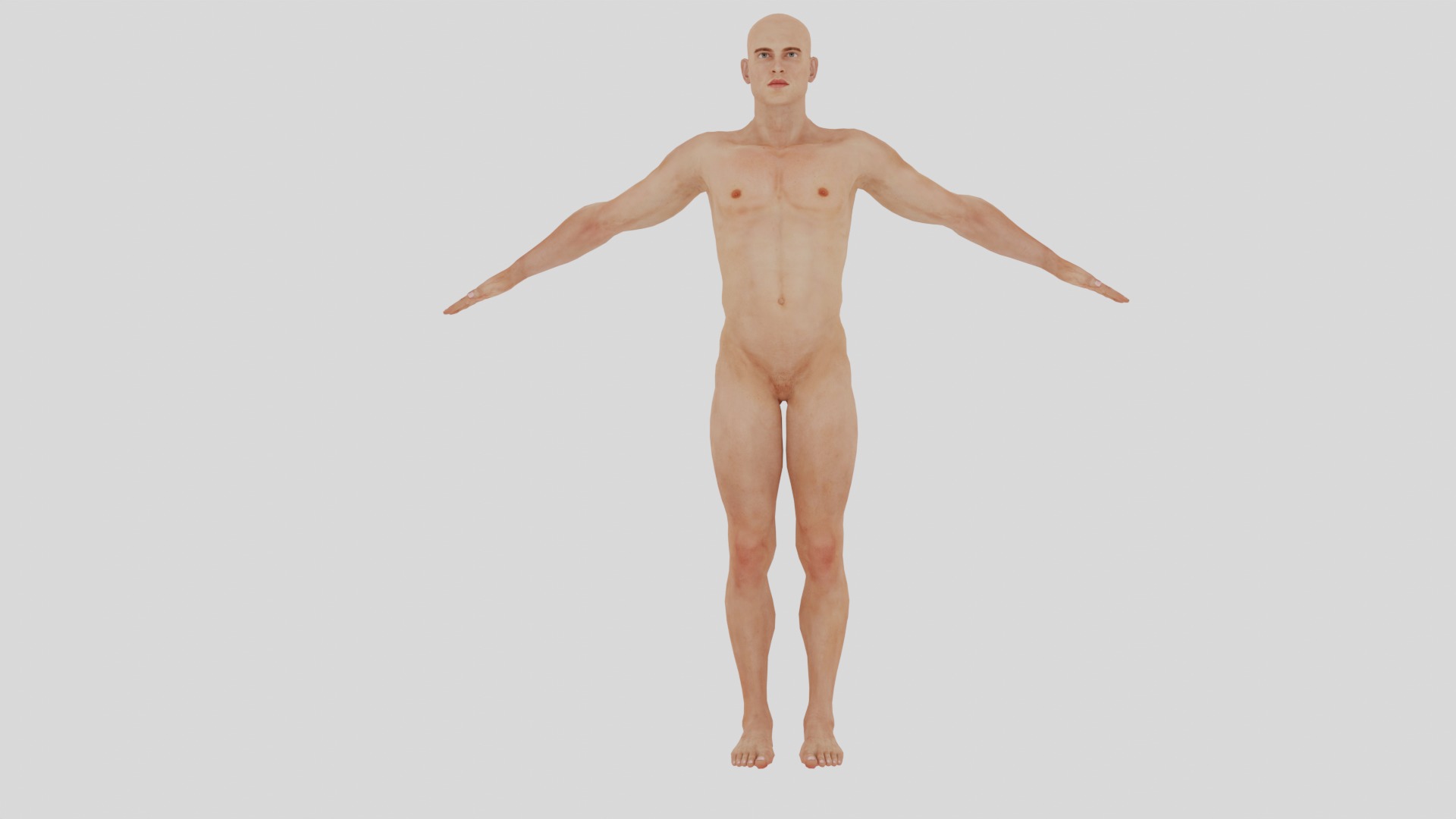 Male Body 3D model_1
