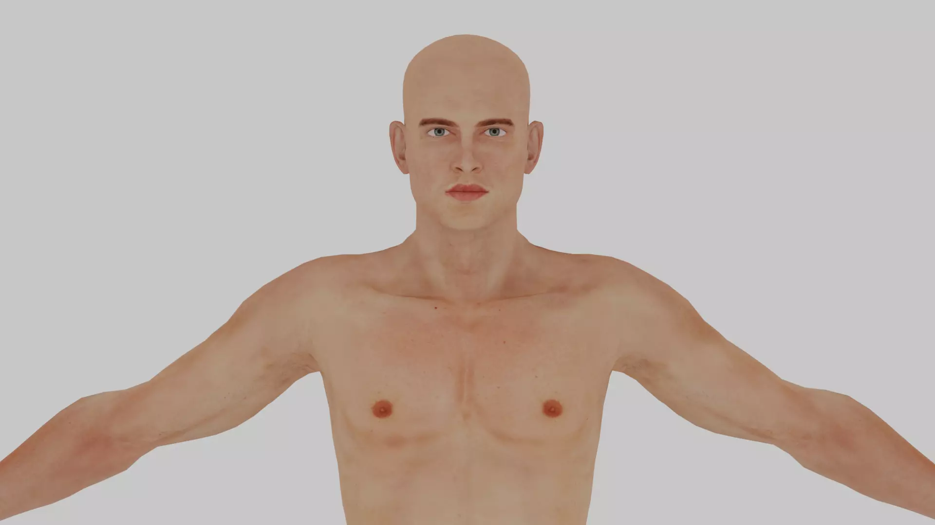 Male Body 3D model_0