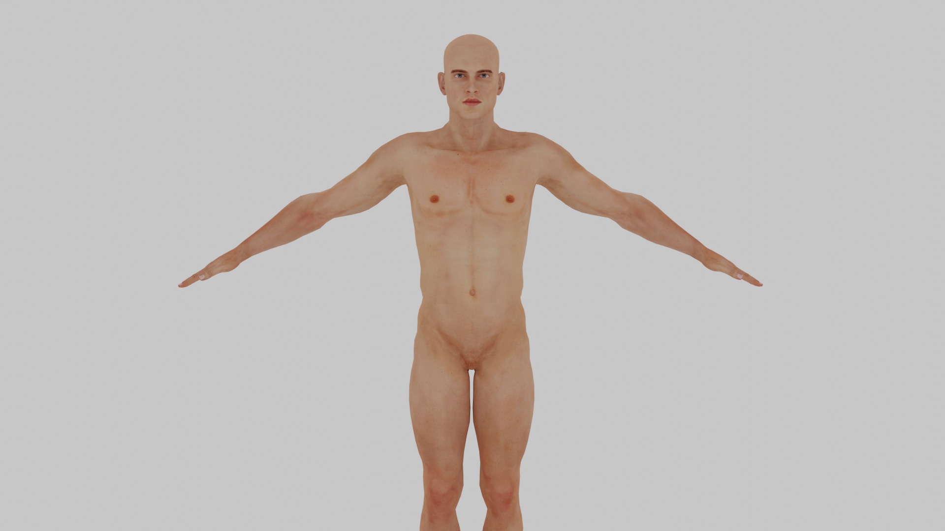 Male Body 3D model_2