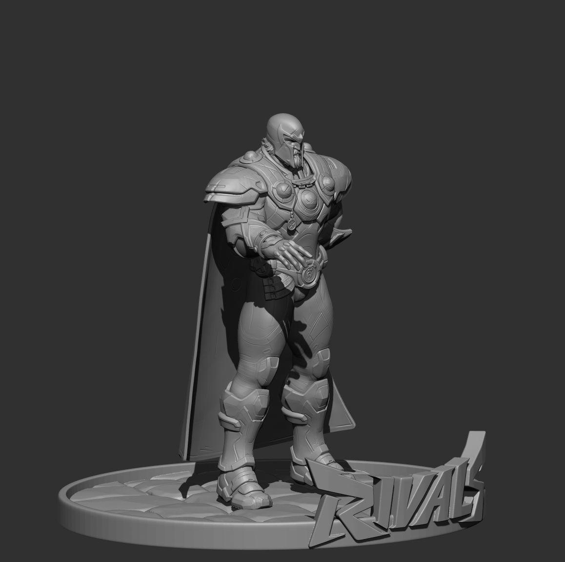 magneto figure  3D print model_5