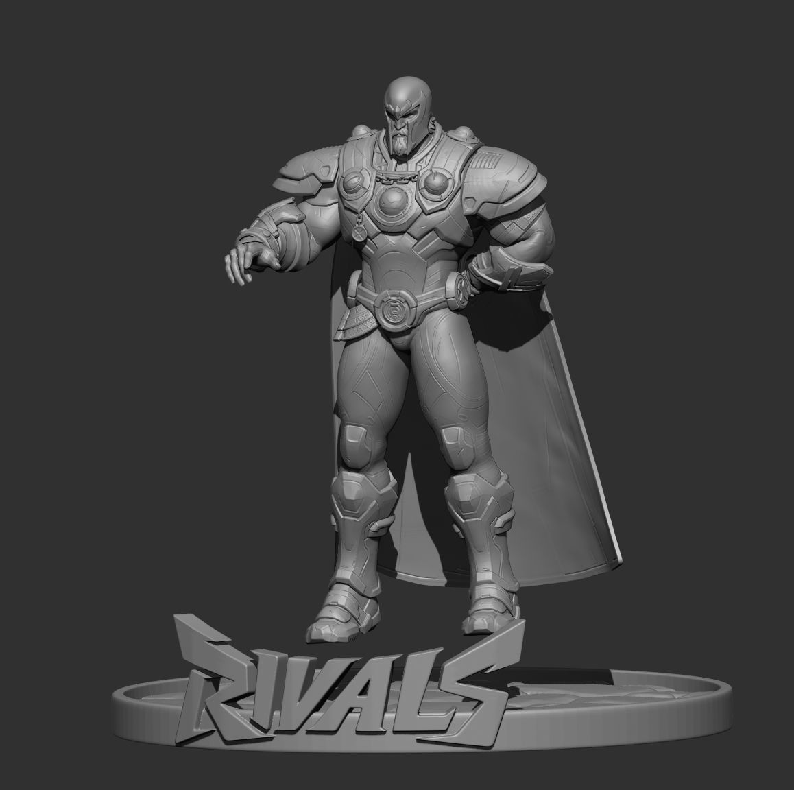 magneto figure  3D print model_2