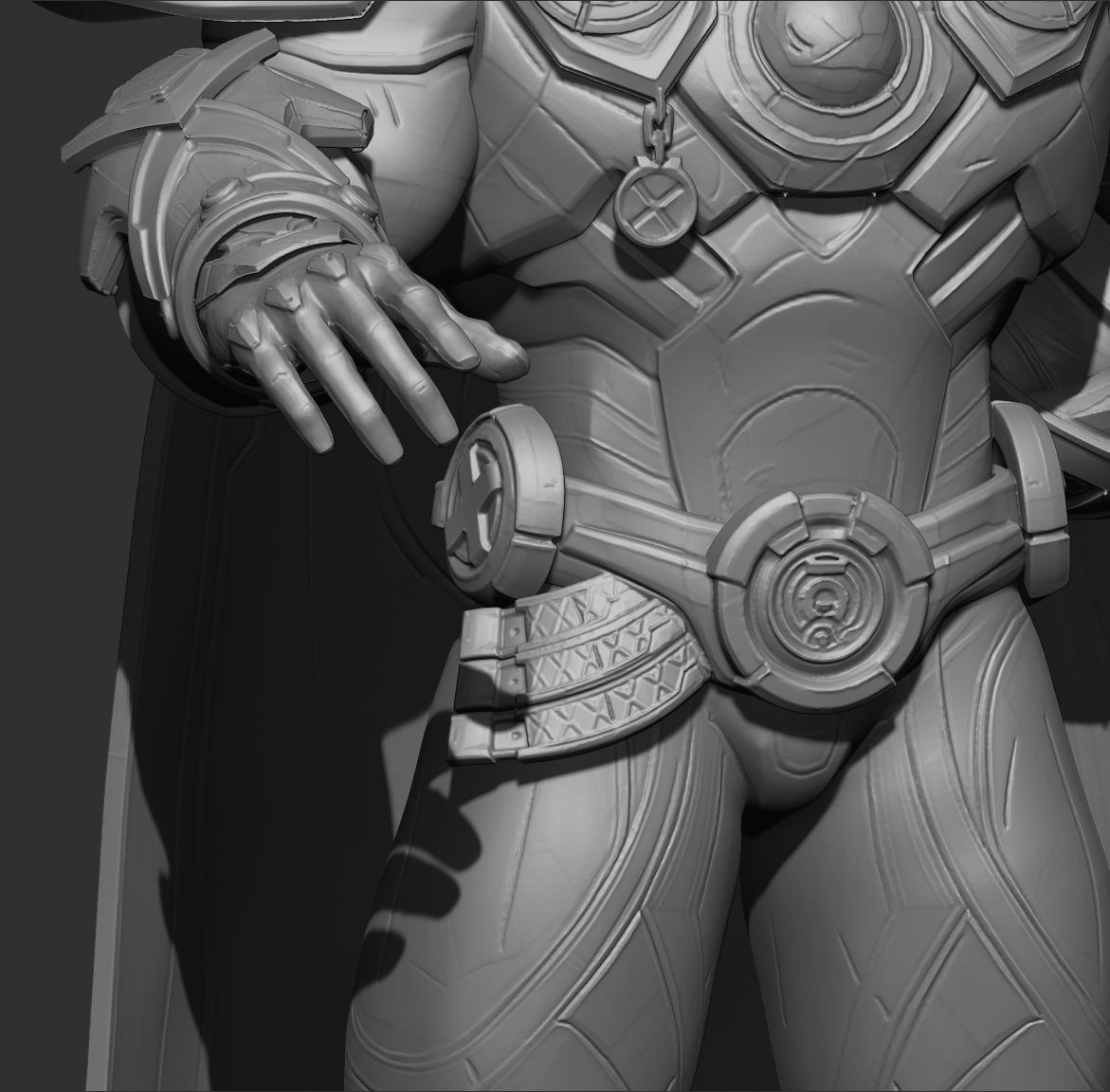 magneto figure  3D print model_7