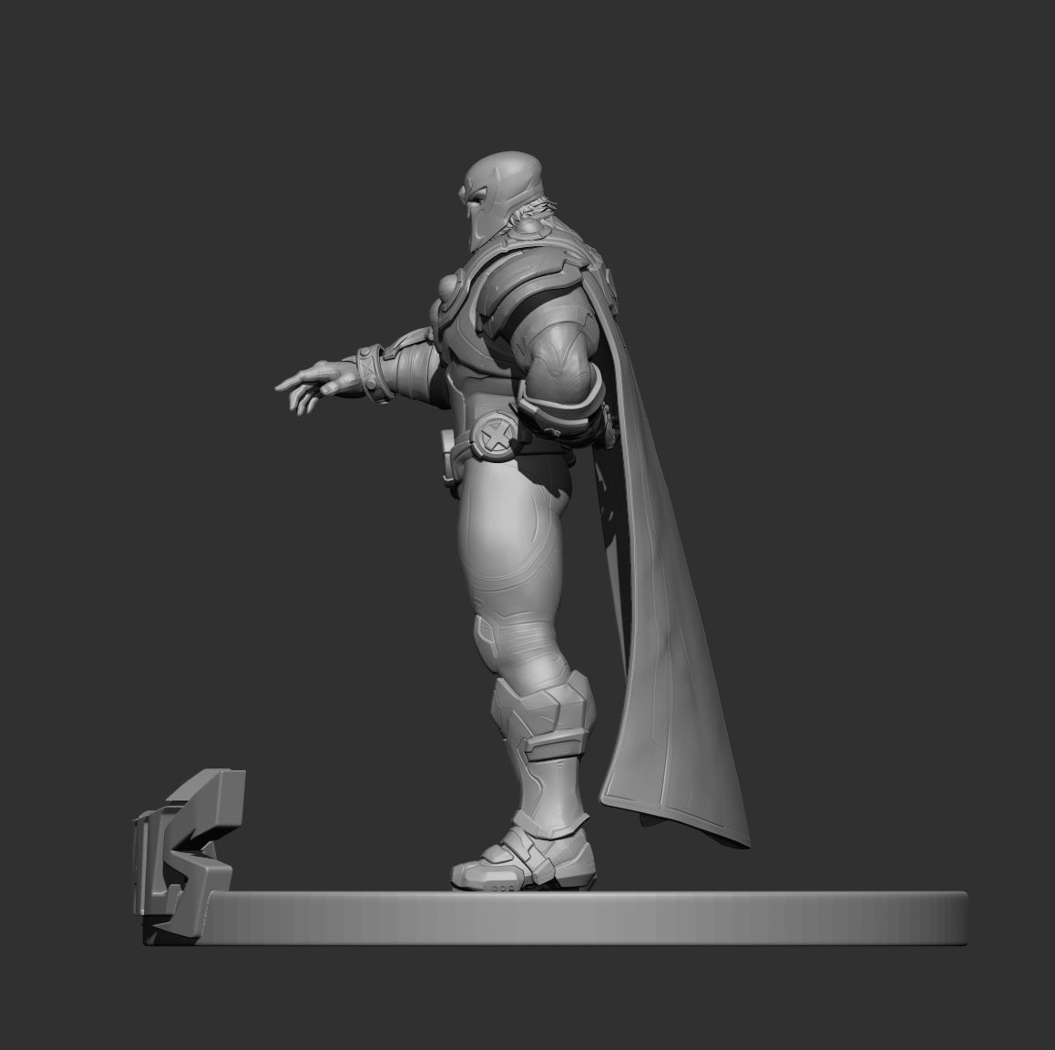 magneto figure  3D print model_3