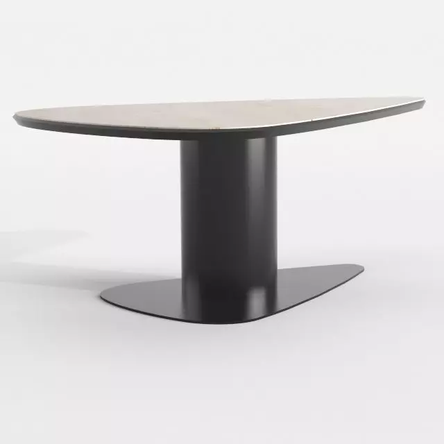 Dining table Ritz pebble 220 3D model_0
