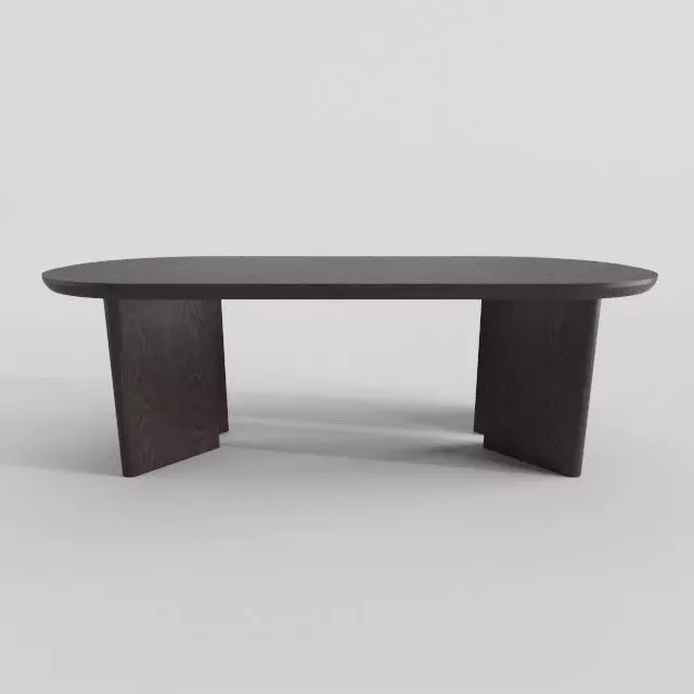 7976 black dinning table 3D model_0
