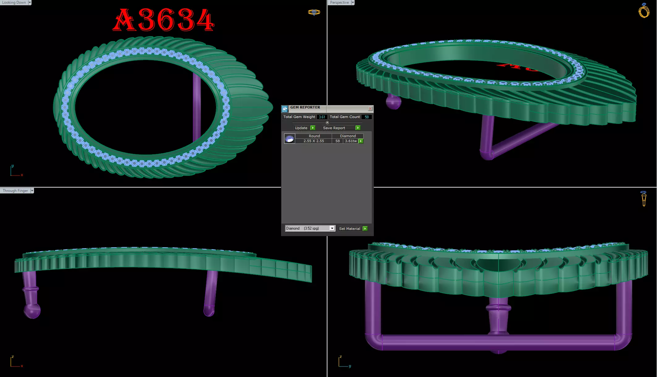 belt animal 3D print model_0