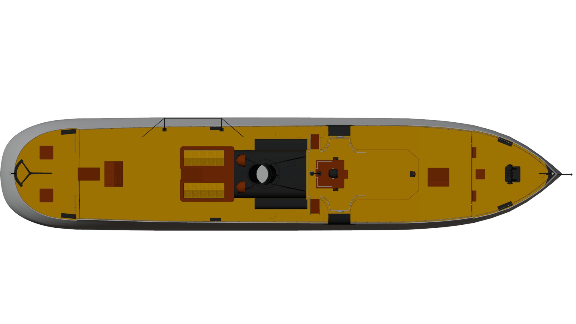 Gardenga river icebreaker 1904 3D model_10