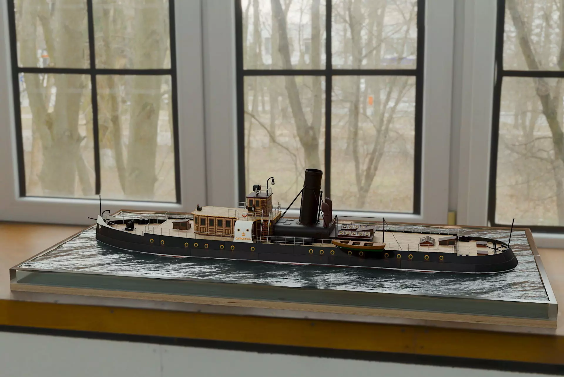 Gardenga river icebreaker 1904 3D model_0