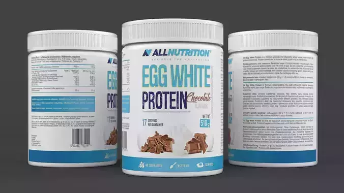 Protein Powder 3D model