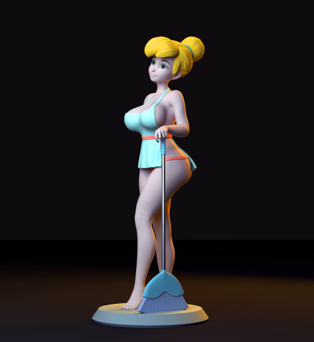 TinkerBell - Housewife Maid Version 3D print model_7