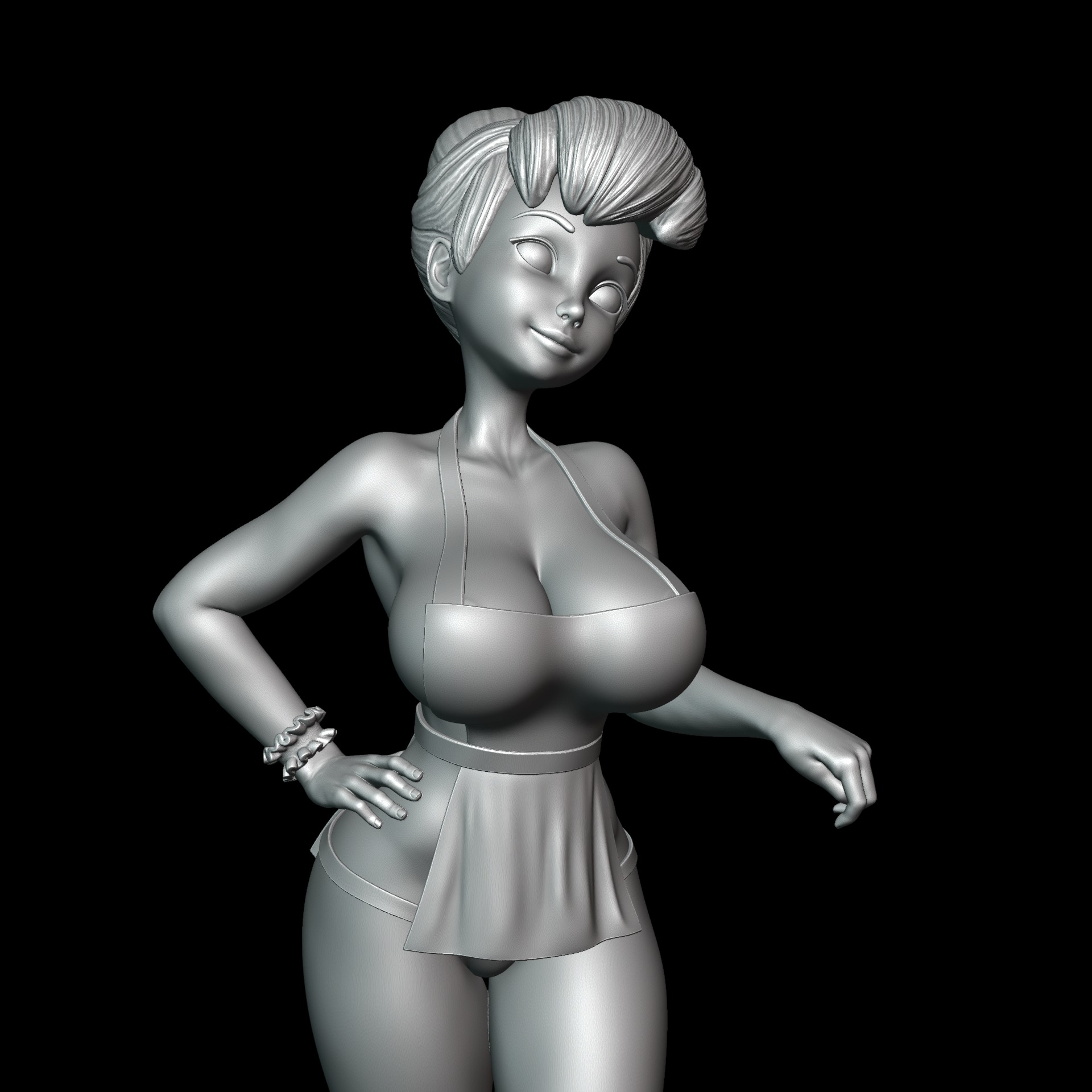 TinkerBell - Housewife Maid Version 3D print model_12
