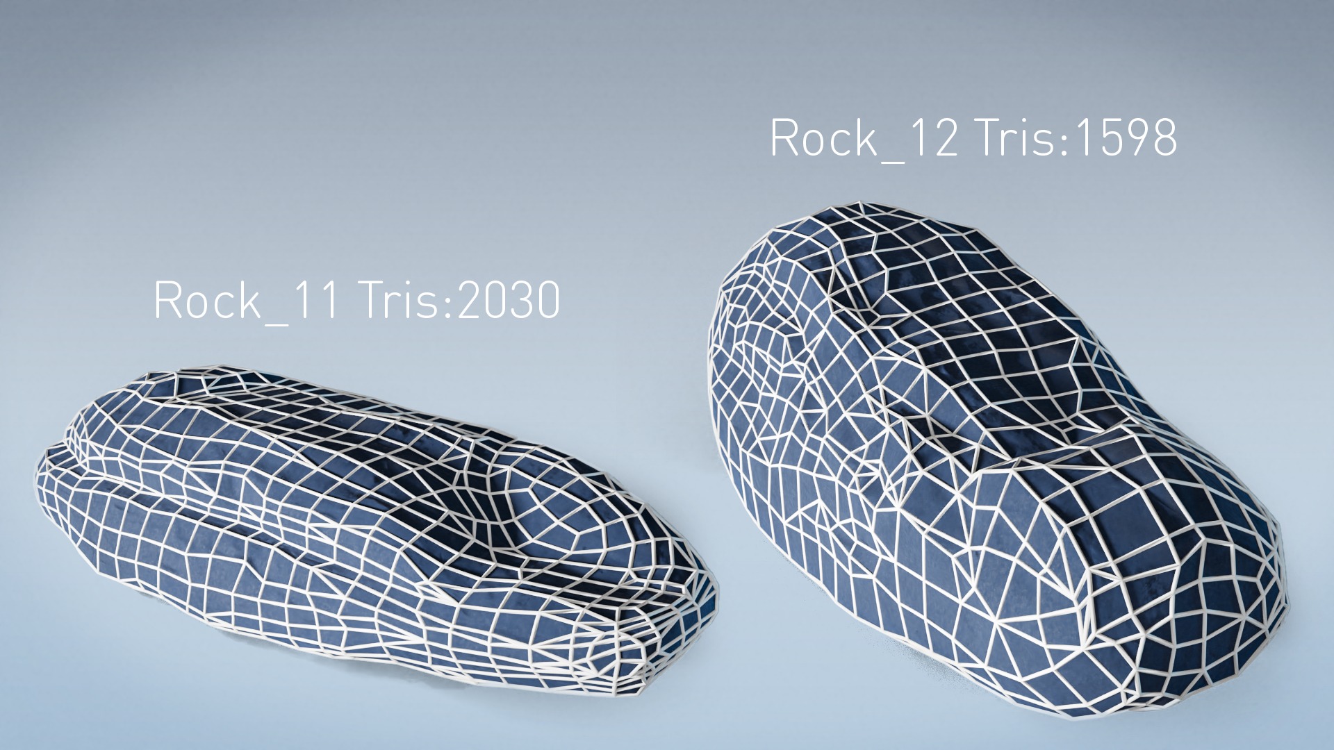 Stylized Rock Desert collection 15 Low-poly 3D model - V2 Low-poly 3D model_21